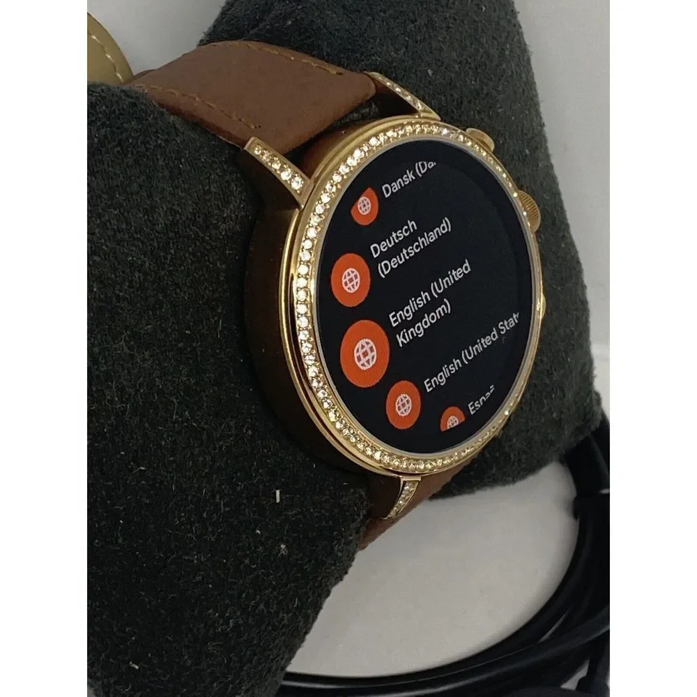 Fossil Gen 4 Authentic Digital Dial Smart Watch Custom Band FTW6030 AB448